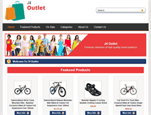 Tablet Screenshot of j4outlet.com